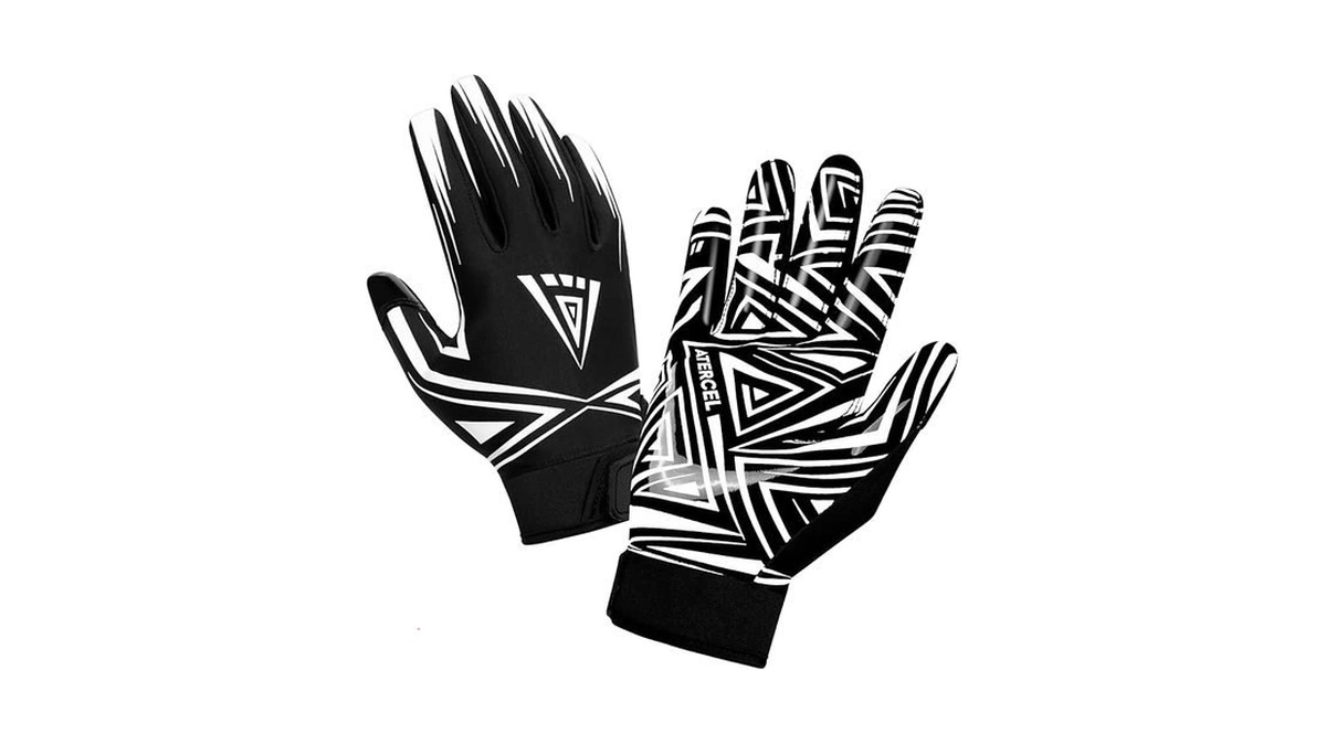 Atercel Football Gloves Men Football Receiver... - Coupon