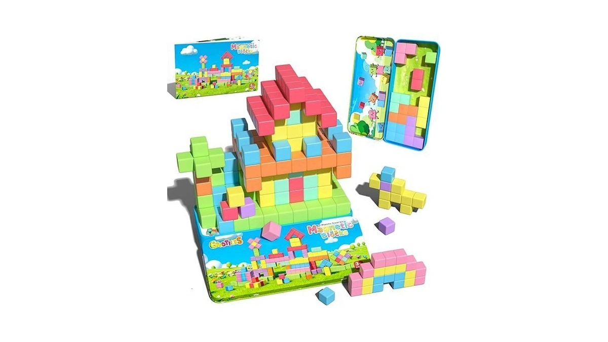 Goodtiles Mini Magnetic Blocks Travel Outdoor Toys... - Coupon