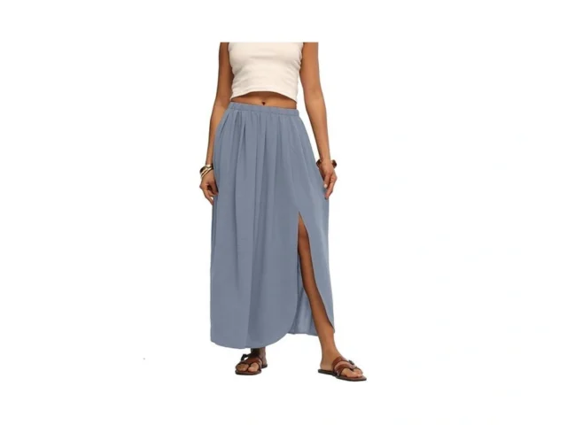 Himone Women Flowy Maxi Skirt Trendy A Line Design… – Coupon
