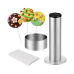 Stainless Steel Cake Pop Mold Set With Pusher -... - Coupon