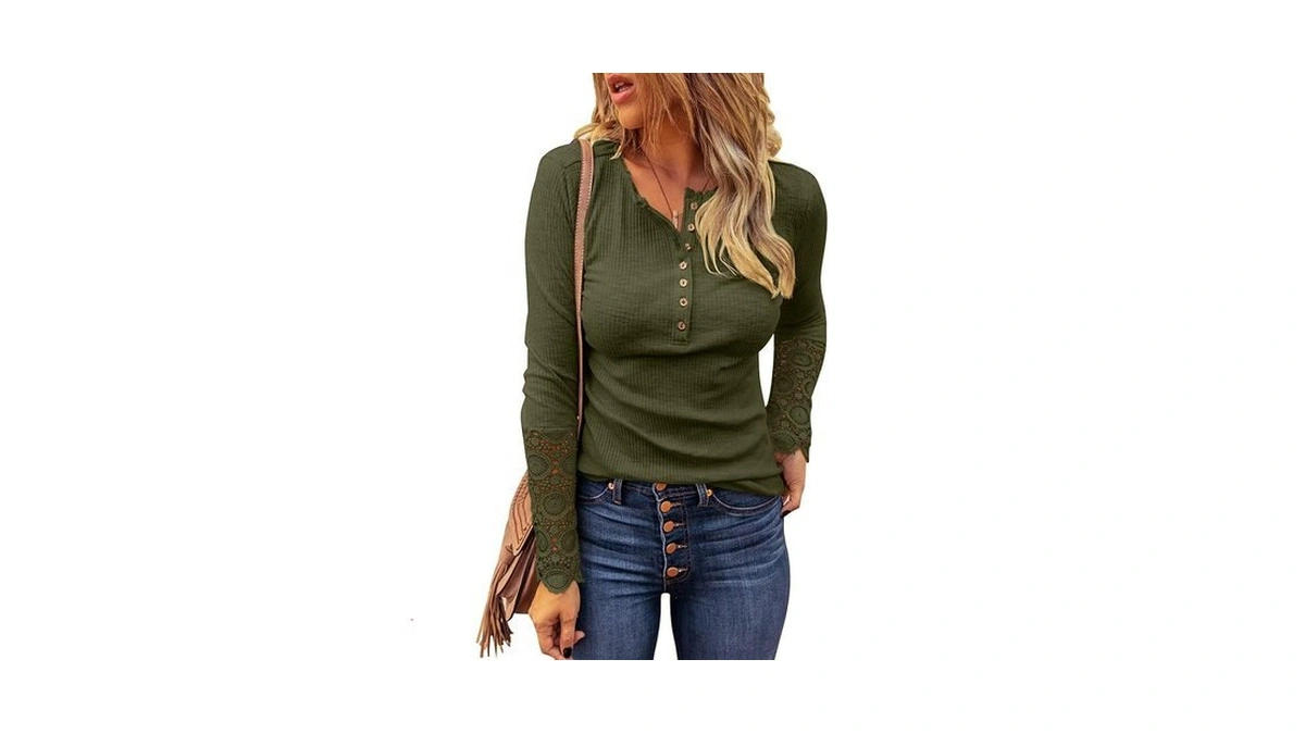 Btfbm Women Long Sleeve Shirts Spring Solid Button... - Coupon