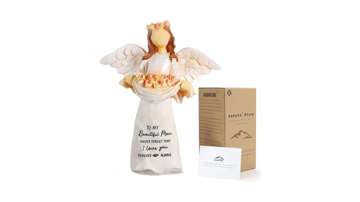 Kohehe Gifts For Mom 5 12 Mom Gifts Angel Figurine... - Coupon