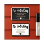 Woodamore Funny No Soliciting Sign For House Door -... - Coupon