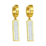 Nfinityre Dangle Hoop Earrings For Women 14k Gold... - Coupon