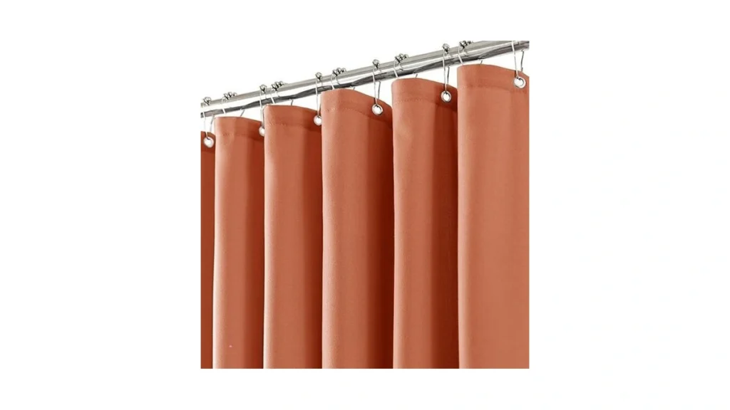 Jolilight Terracotta Linen Small Stall Shower... - Coupon