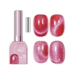 Gellaktik Ruby Pink Cat Eye Gel Nail Polish With... - Coupon