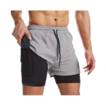 Surenow Mens 2 In 1 Running Shorts Quick Dry... - Coupon