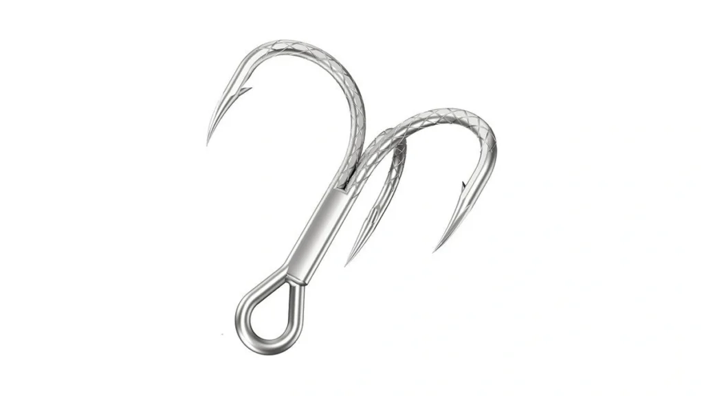 Diamond Treble Hooks 4x Strong Fishing Hooks Fish... - Coupon