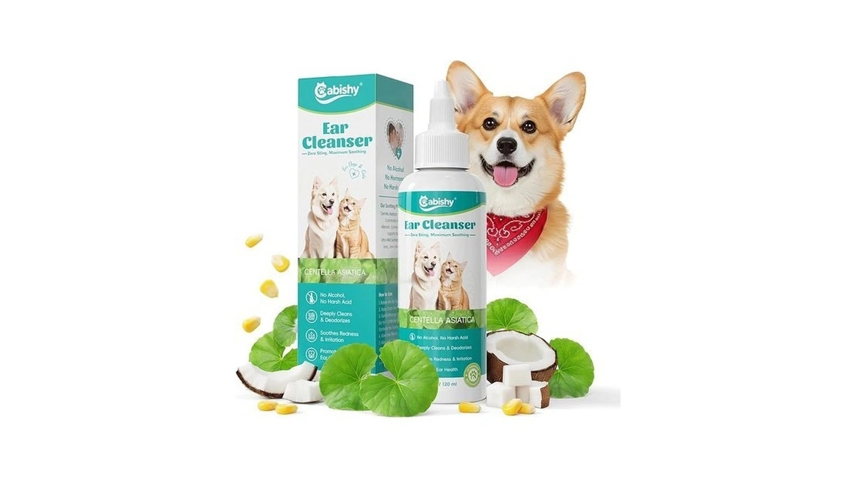 Cabishy Dog Cat Ear Cleaner For Itchy Smelly Ears... - Coupon