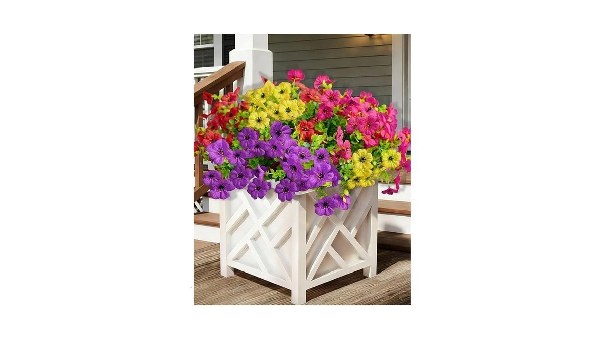 Lokediren 10 Bundles Spring Artificial Flowers For... - Coupon