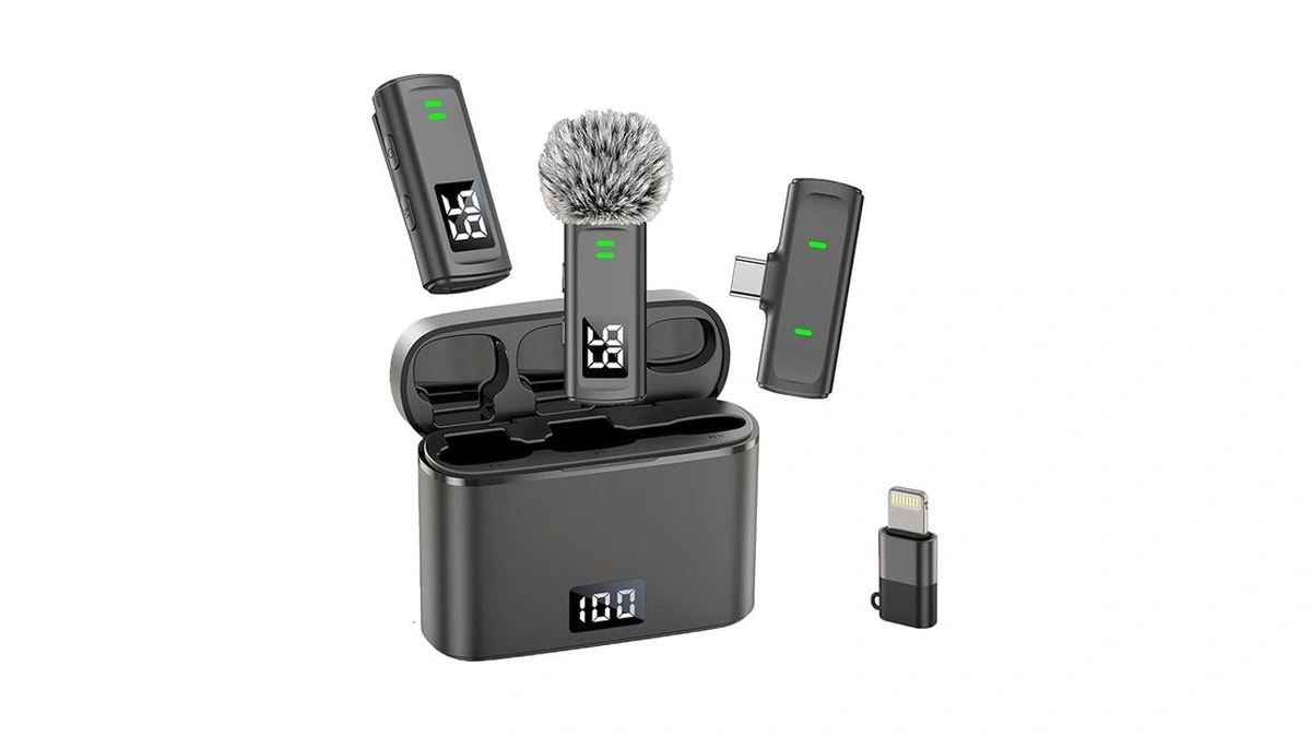 Nptcl Wireless Lavalier Microphone For Iphone 17 16... - Coupon