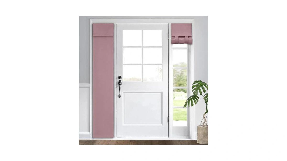 Homeideas Blackout French Door Curtain Privacy Door... - Coupon
