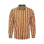 Hardaddy Men S Classic Color Contrast Striped Shirt... - Coupon
