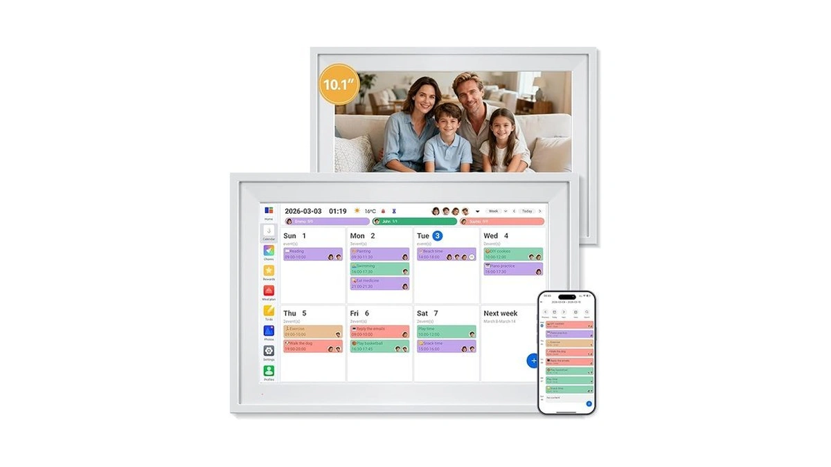 Yofidra 10 1 Digital Calendar Smart Electronic... - Coupon