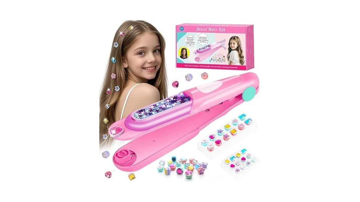 Adxvr Hair Gem Stamper Kit - Bling Hair Jewels For... - Coupon