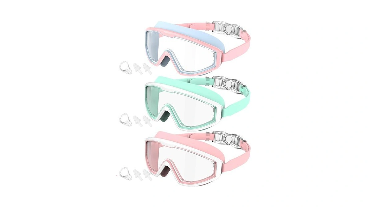Cifoya Kids Swim Goggles 3 Pack Swimming Goggles... - Coupon