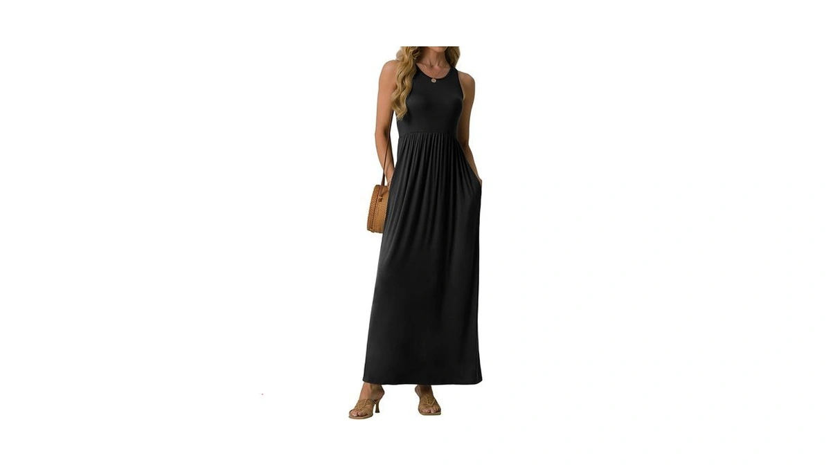 Grecerelle Women S Summer Sleeveless Casual Long... - Coupon
