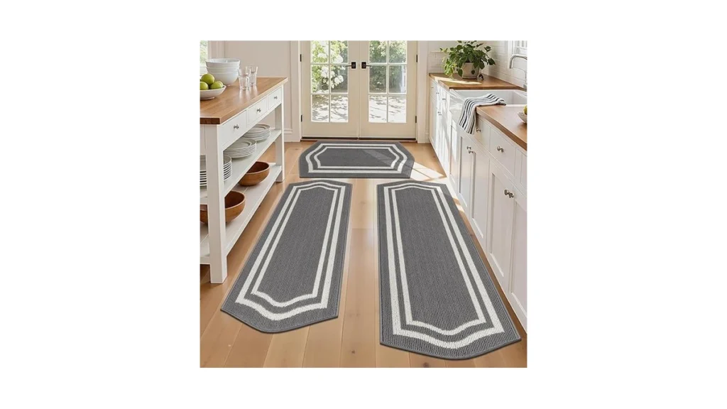 Hebe Farmhouse Kitchen Rugs Sets Of 3 Non Slip... - Coupon