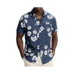 Pj Paul Jones Mens Hawaiian Shirts Short Sleeve... - Coupon