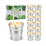 Swind 12 Pack Citronella Candles Outdoor Pure... - Coupon