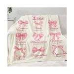 Niopos Christian Gifts Pink Bow Blanket Spanish... - Coupon
