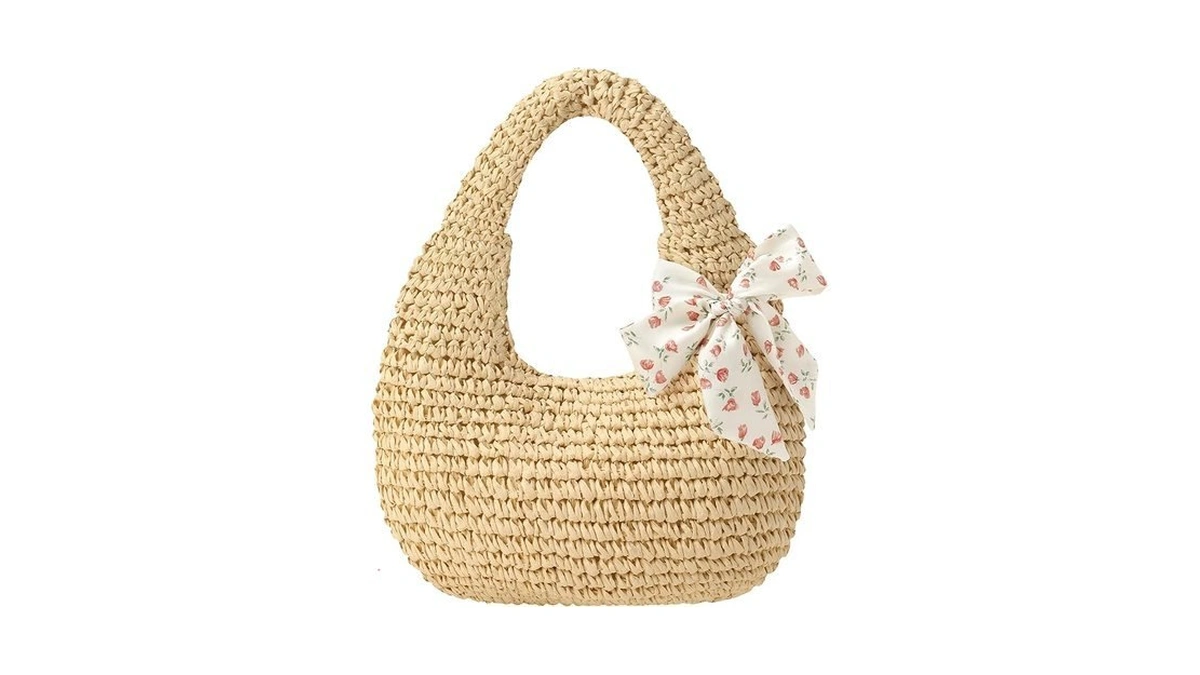 Fauson Straw Purses For Women Woven Small Crossbody... - Coupon