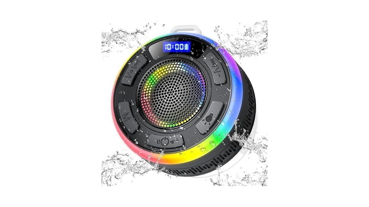 Waterproof Shower Speaker Bluetooth 5 3 Bathroom... - Coupon
