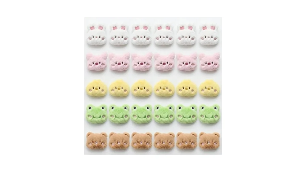 30 Pcs Animal Plush Brooch For Party Favors Easter... - Coupon