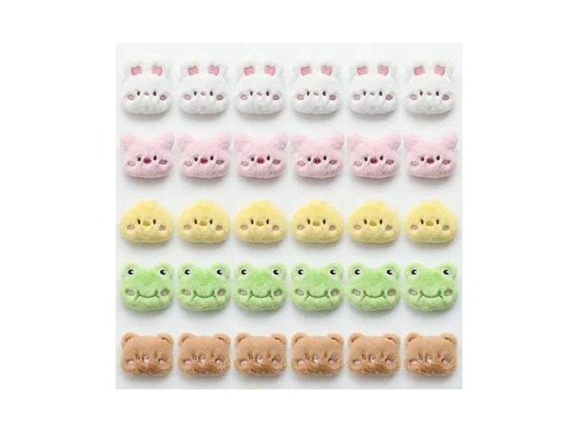30 Pcs Animal Plush Brooch For Party Favors Easter… – Coupon