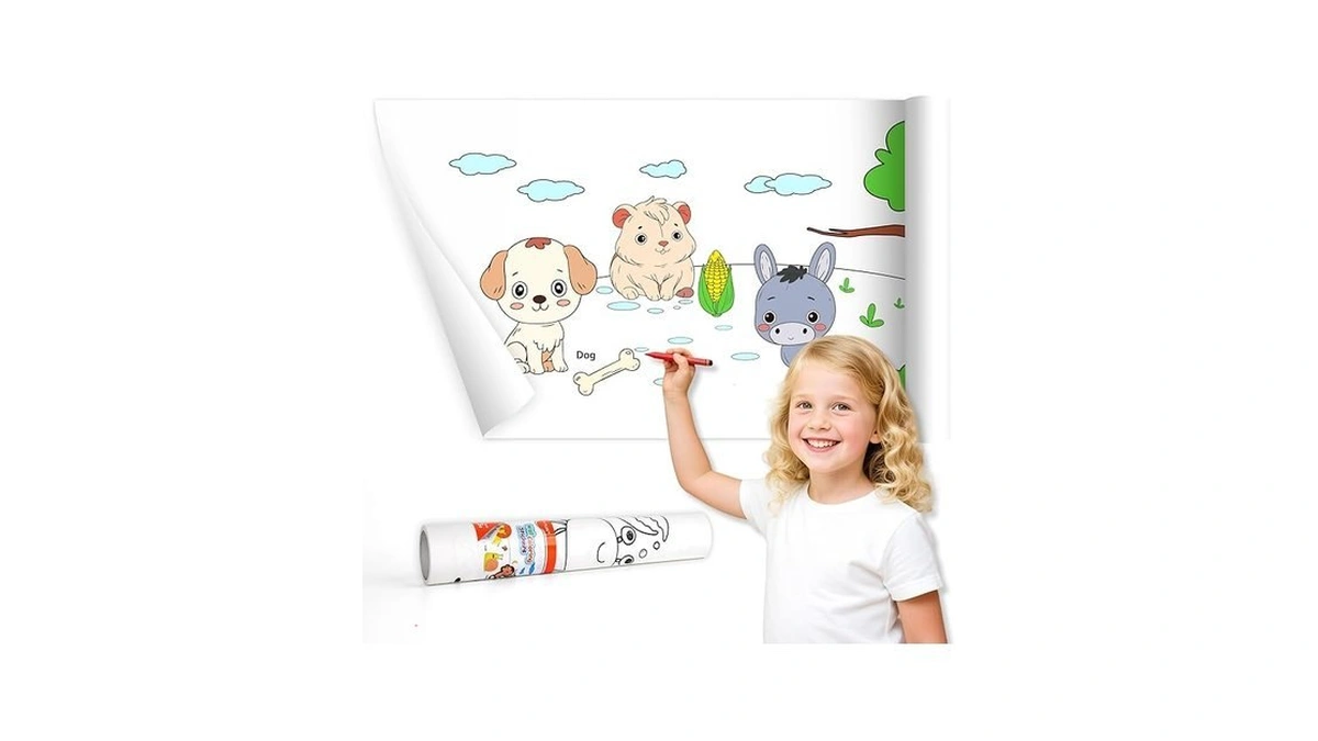 Yplus Children Drawing Roll Coloring Paper Roll For... - Coupon