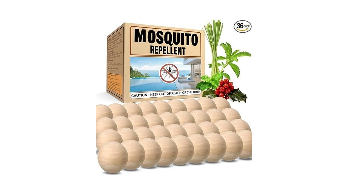 Mosquito Repellent 36 Balls For Patio Natural... - Coupon