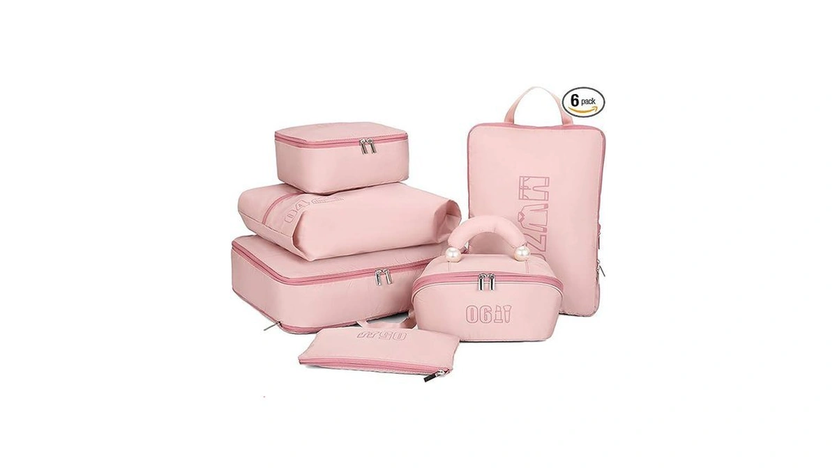 6 Set Compression Packing Cubes For Travel Gifts... - Coupon