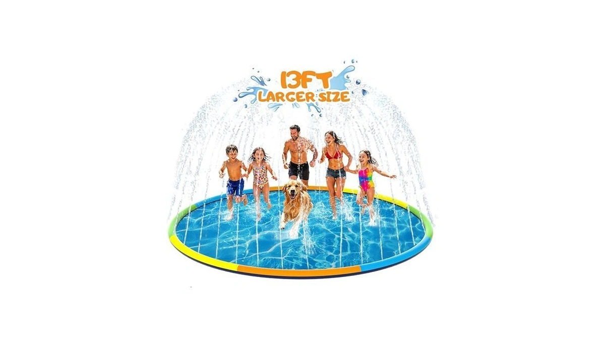 Instraella Splash Pad 13ft Extra Large Sprinkler... - Coupon