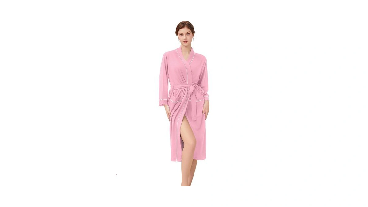 Yoipnef Womens Lightweight Robe Knit Kimono Robe... - Coupon