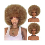 Missspecial Afro Wig 70s Curly Wigs For Black Women... - Coupon