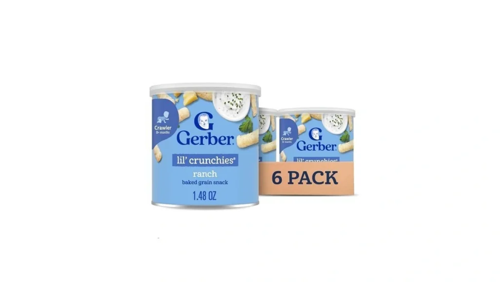 Gerber Snacks For Baby Lil Crunchies Ranch 1 48... - Coupon