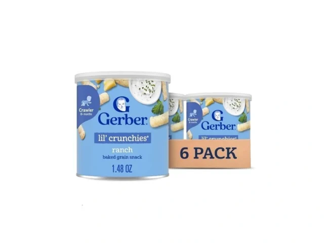 Gerber Snacks For Baby Lil Crunchies Ranch 1 48… – Coupon