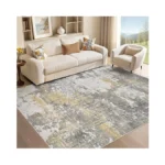 Micgeek Area Rug Living Room - 5x8 Abstract... - Coupon