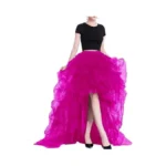 Lisong Women High Waist High Low Layered Tulle... - Coupon