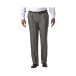 Haggar Mens Cool 18 Pro Classic Fit Pleat Front... - Coupon