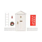 White Wooden 7 Inch Miniature Door Enchanted... - Coupon