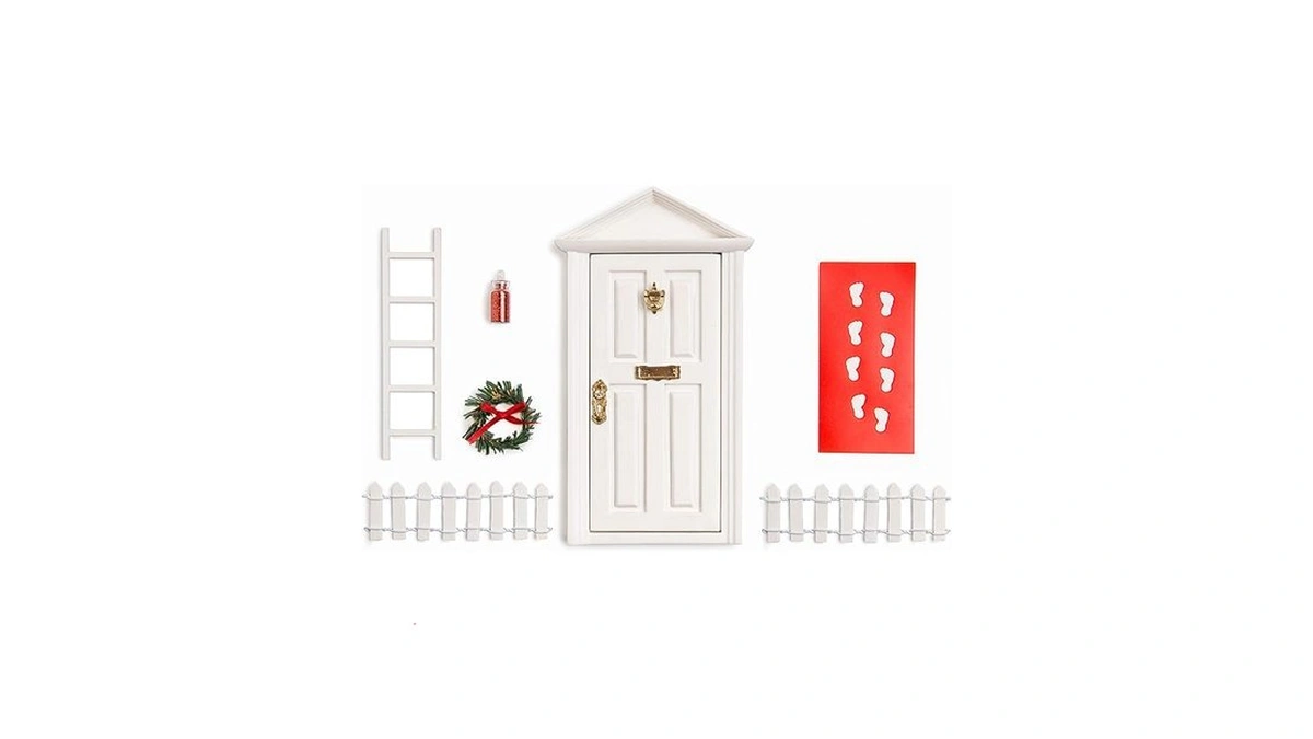 White Wooden 7 Inch Miniature Door Enchanted... - Coupon