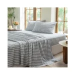 Bestdesil Striped Bedding Sheet Set 4 Pcs 100... - Coupon
