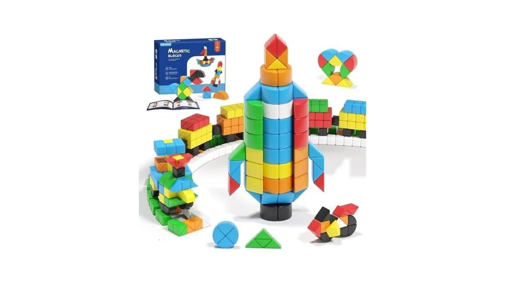 Hiwawind 84pcs Magnetic Blocks Toys For 3 Year Old... - Coupon