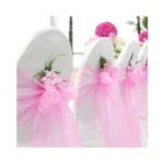 Bit Fly 50 Pcs Organza Chair Sashes For Wedding... - Coupon