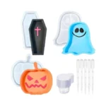 3pcs Halloween Resin Tray Molds Set For Diy Casting... - Coupon