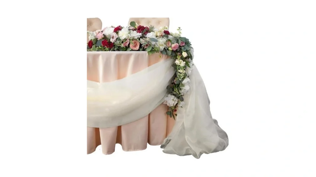 Bit Fly 32ft Organza Table Runner Sheer Scarf Swags... - Coupon