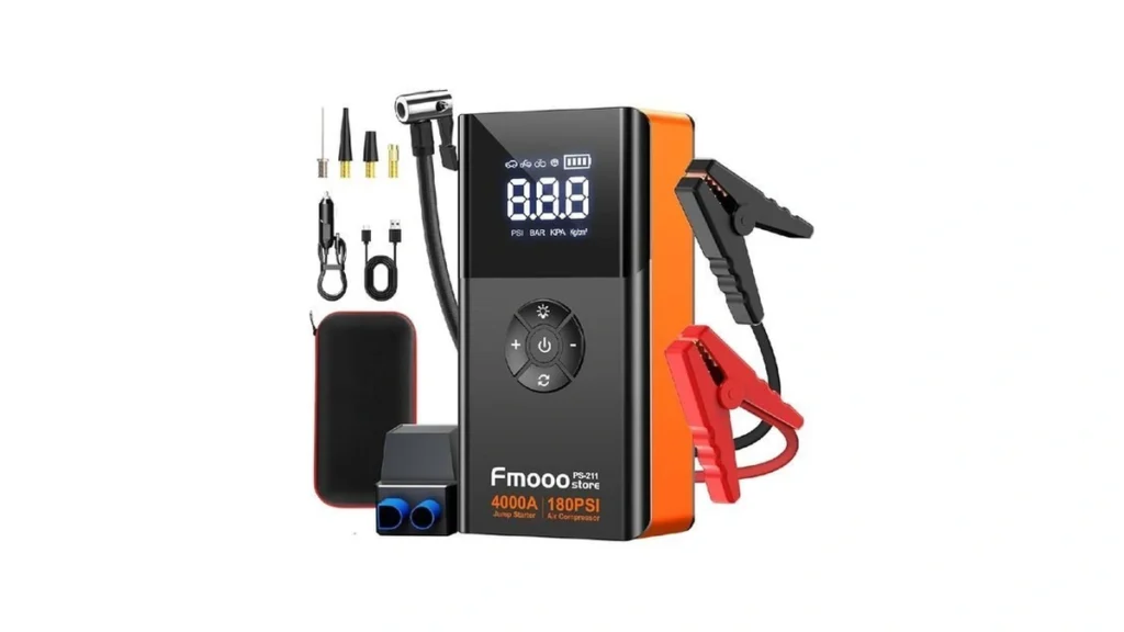 Jump Starter With Air Compressor 4000a 180psi... - Coupon