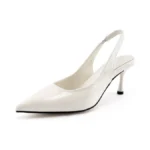 Heelchic Women S White Kitten Pumps Size 11... - Coupon