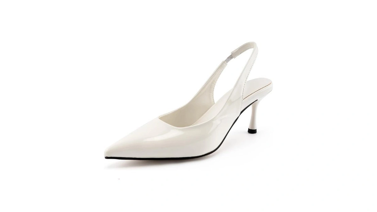 Heelchic Women S White Kitten Pumps Size 11... - Coupon